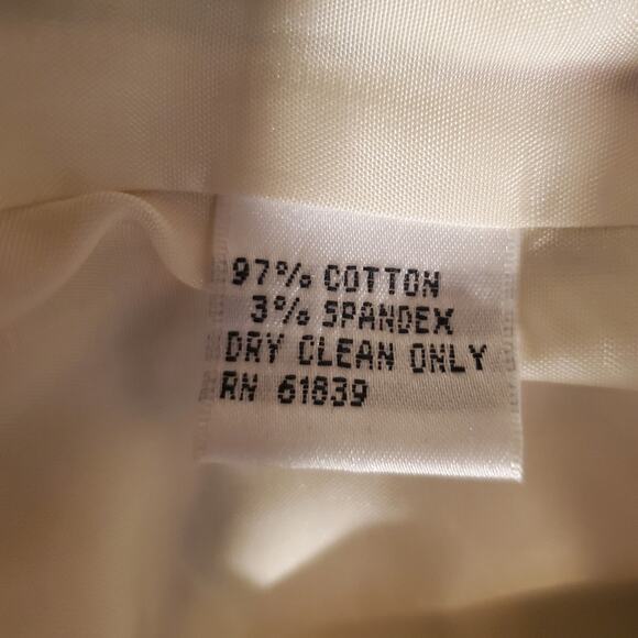 RICKIE FREEMAN for TERI JON Floral Cotton Dress Sz 10 has a lining flaw - Picture 12 of 13